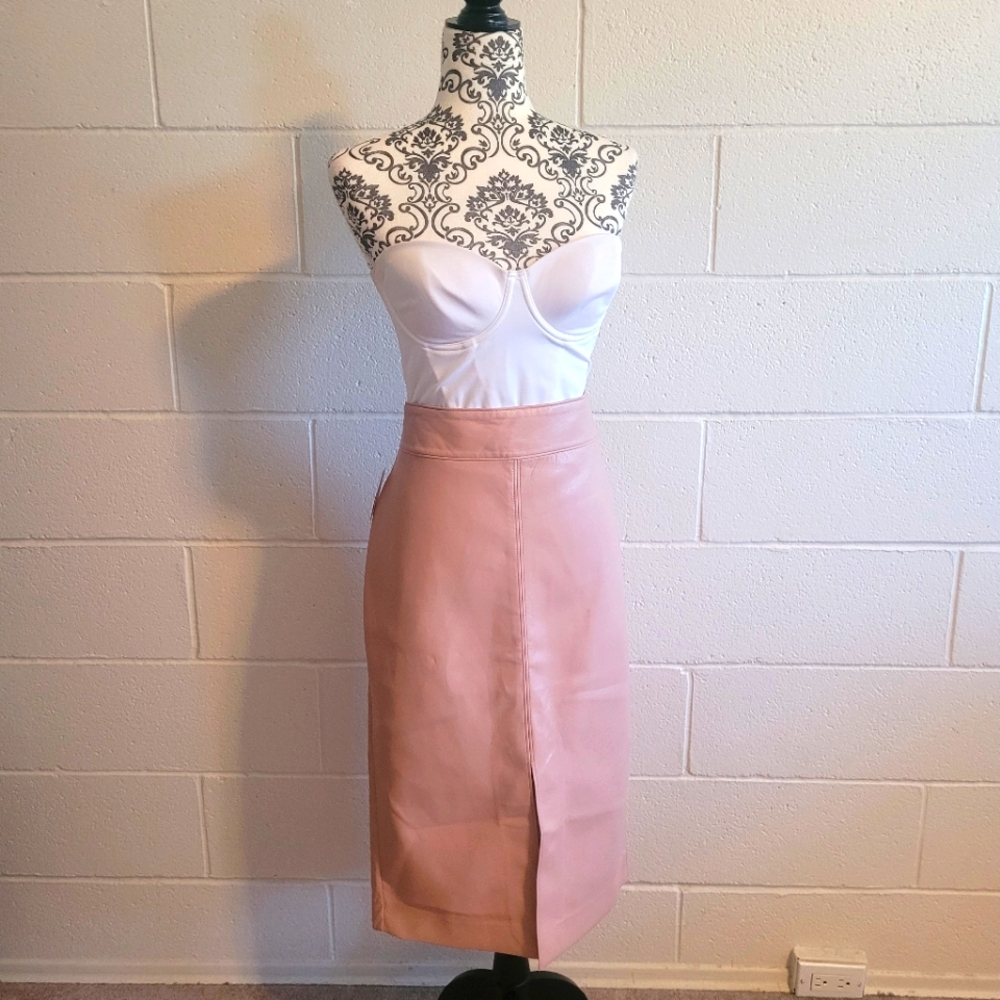 Babaton NWT pink skirt, size 12